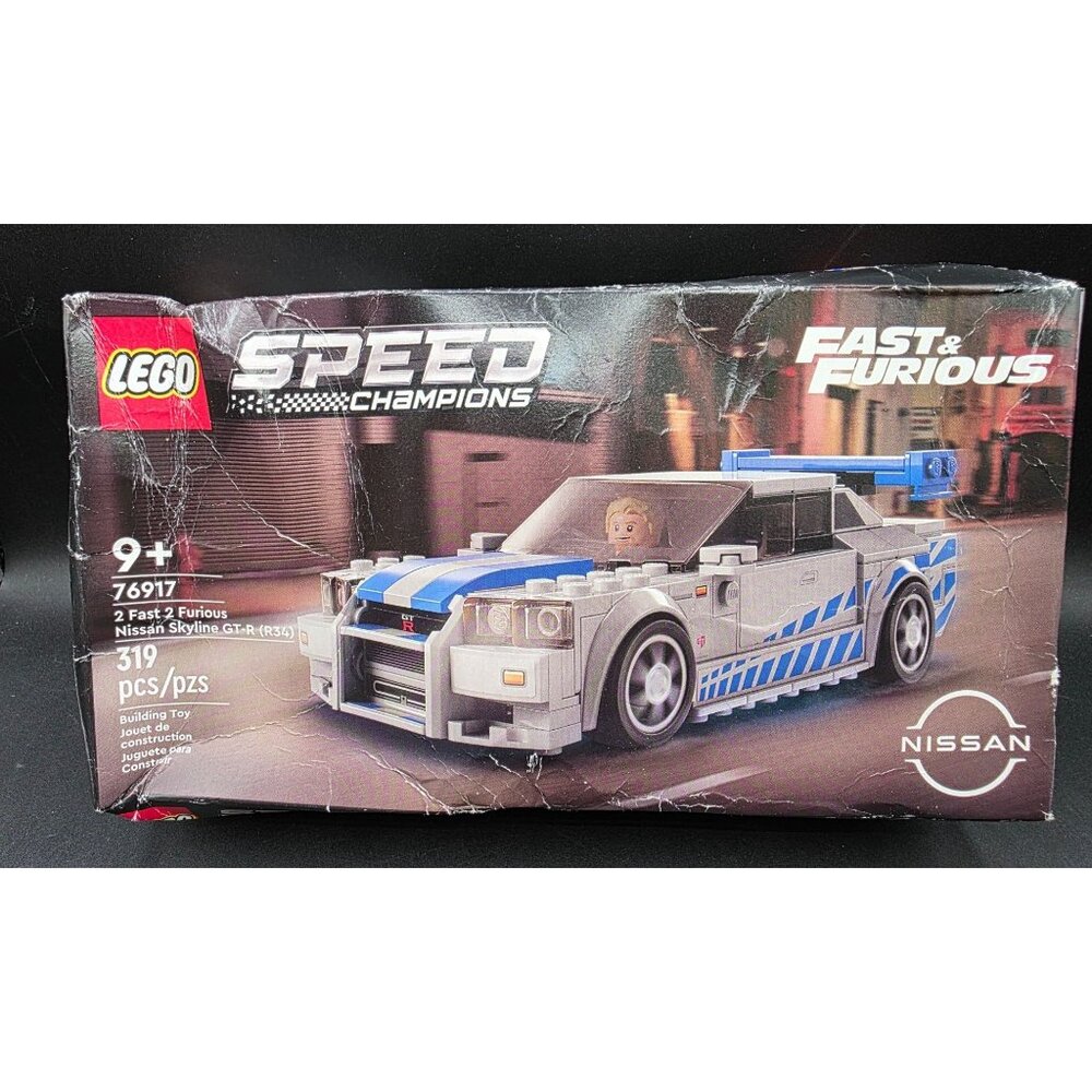 LEGO Speed Champions 2 Fast 2 Furious Nissan Skyline GT-R R34 Set 76917 9+